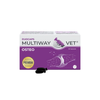 MULTIWAY VET Duocaps Osteo, 60 kapsułek twist-off – Wsparcie stawów i kości psa i kota