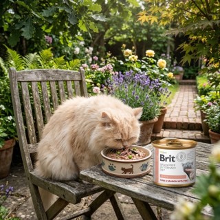 Karma dla kota Renal, puszka 200g – Brit Grain Free Veterinary Diet Cat Renal, tuńczyk i łosoś