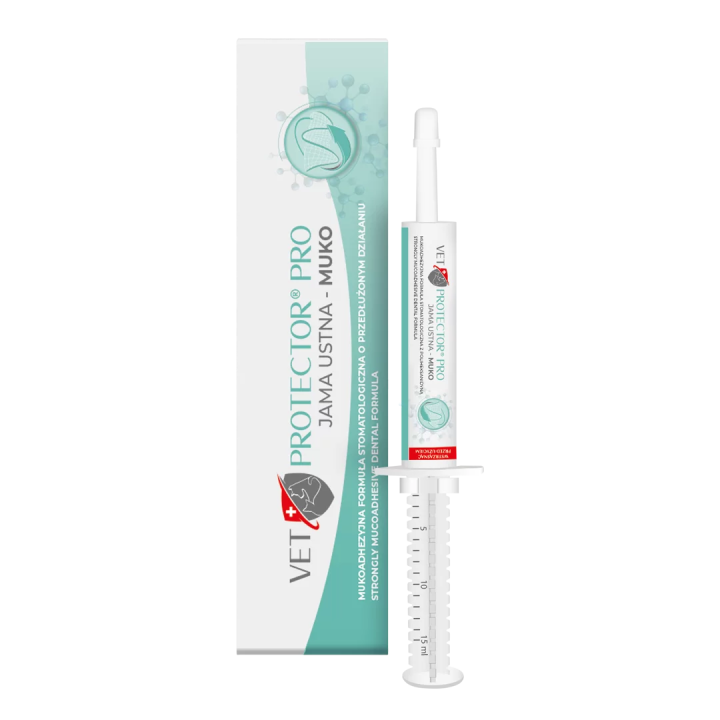VET PROTECTOR PRO JAMA USTNA MUKO – Specjalistyczny żel stomatologiczny 15 ml