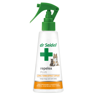 Dr Seidel Płyn odstraszający dla psa i kota Repelex Plus 100ml / 300ml – Wzmocnione działanie