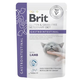 Karma mokra dla kota Gastrointestinal, saszetka 12x85g – Brit Veterinary Diet, kurczak
