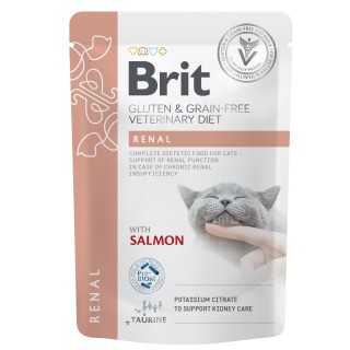 Karma mokra dla kota Renal, saszetka 12x85g – Brit Veterinary, wsparcie nerek