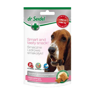 Smakołyki hipoalergiczne dla psa Dr Seidel 90g