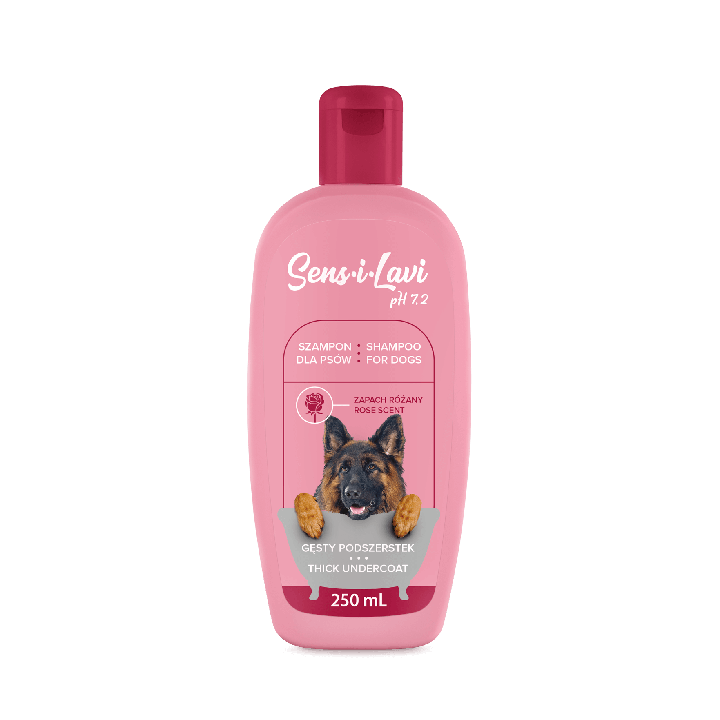 Szampon dla psa z gęstym podszerstkiem 250ml – Sens-i-Lavi