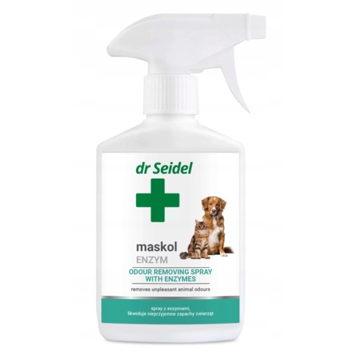 Dr Seidel Maskol Enzym – Spray neutralizujący zapach zwierząt i moczu 300 ml